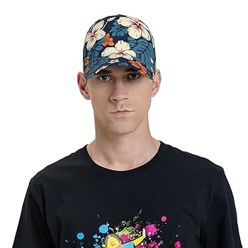 Amazon.com: CSGJMYGS Hawaii Flower Baseball Cap Washed